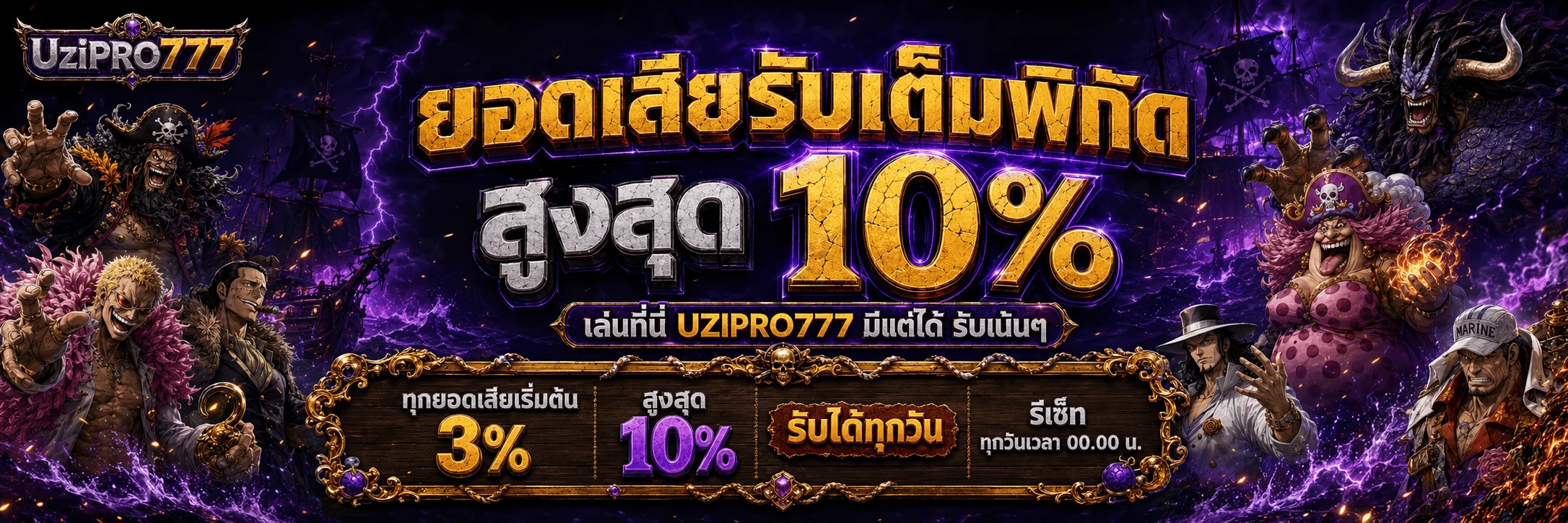 UZIPRO777 เว็บตรงสล็อตหวยบาคาร่า